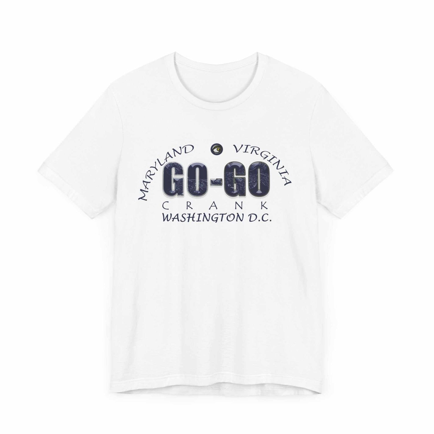Unisex jersey short sleeve tee from Go-Go Music Collection by SharksEye Treasures with soft cotton and classic fit