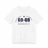 Unisex jersey short sleeve tee from Go-Go Music Collection by SharksEye Treasures with soft cotton and classic fit