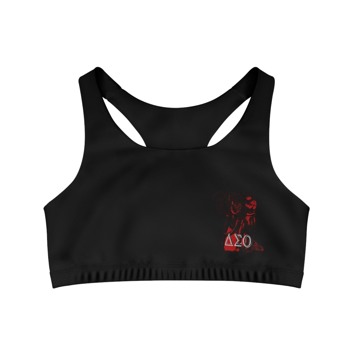 Seamless Sports Bra (AOP) Delta Sigma Theta Collection by SharksEye Treasures.