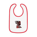 Baby Contrast Trim Jersey Bib Delta Sigma Theta Collection by SharksEye Treasures