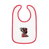 Baby Contrast Trim Jersey Bib Delta Sigma Theta Collection by SharksEye Treasures