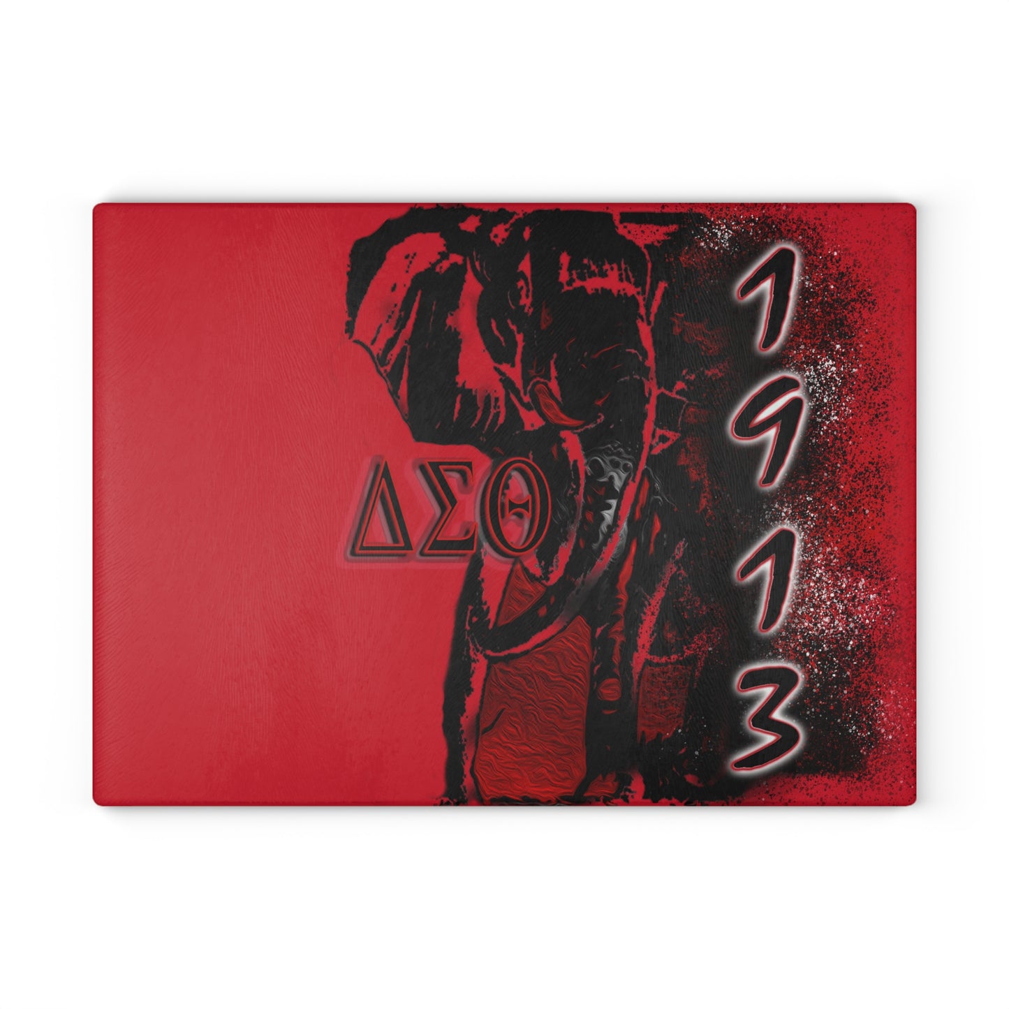 Glass Cutting Board Delta Sigma Theta Sorority by SharksEye Treasures