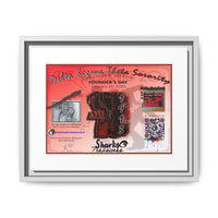 Matte Canvas, Framed (Multi-color) Delta Sigma Theta Collection by SharksEye Treasures