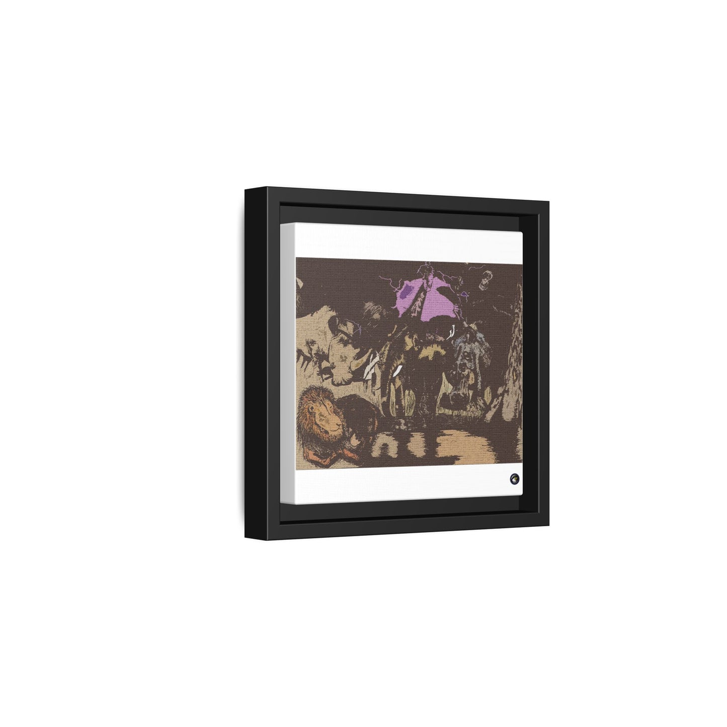 Framed Canvas Animal Kingdom Collection by Sharkseye Treasures