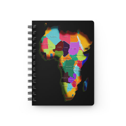 Spiral Bound Journal Motherland Africa Collection by SharksEye Treasures.