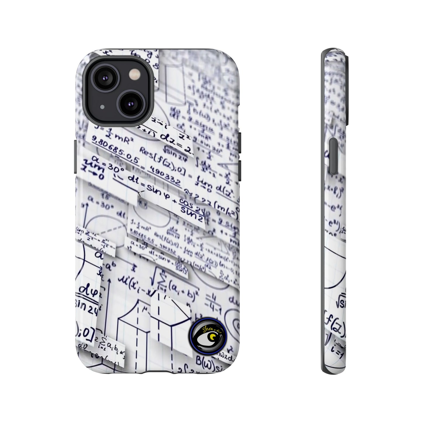 Tough Cases Crazy Math Equation Collection | Math Art | Gift | Smartphone by SharksEye Treasures