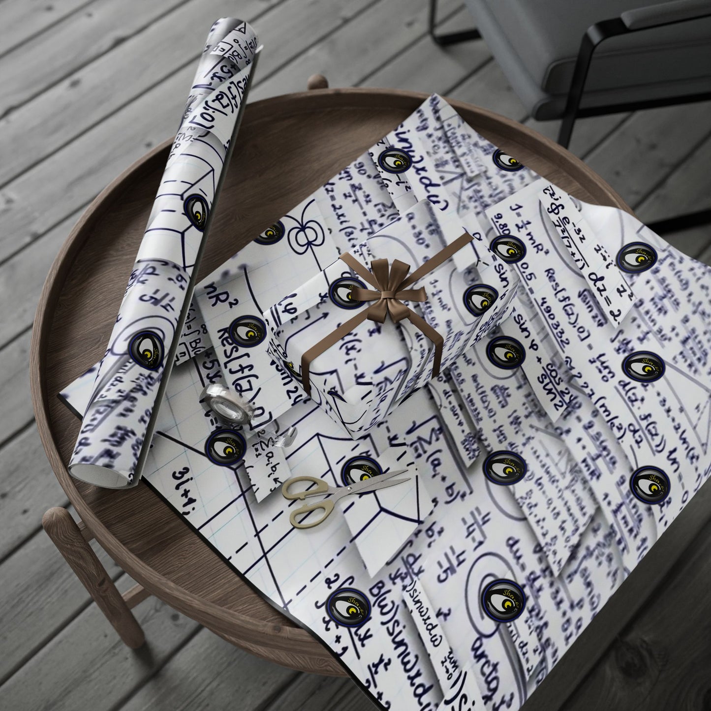 Wrapping Paper - Crazy Math Equation Collection Custom Gift Wrap by SharksEye Treasures