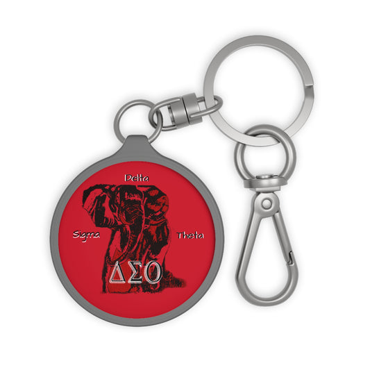 Keyring Tag Delta Sigma Theta Collection by SharksEye Treasures.