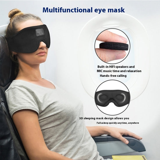 3D Bluetooth Eye Mask Blackout Sleep Office Lunch Break Eye Protection