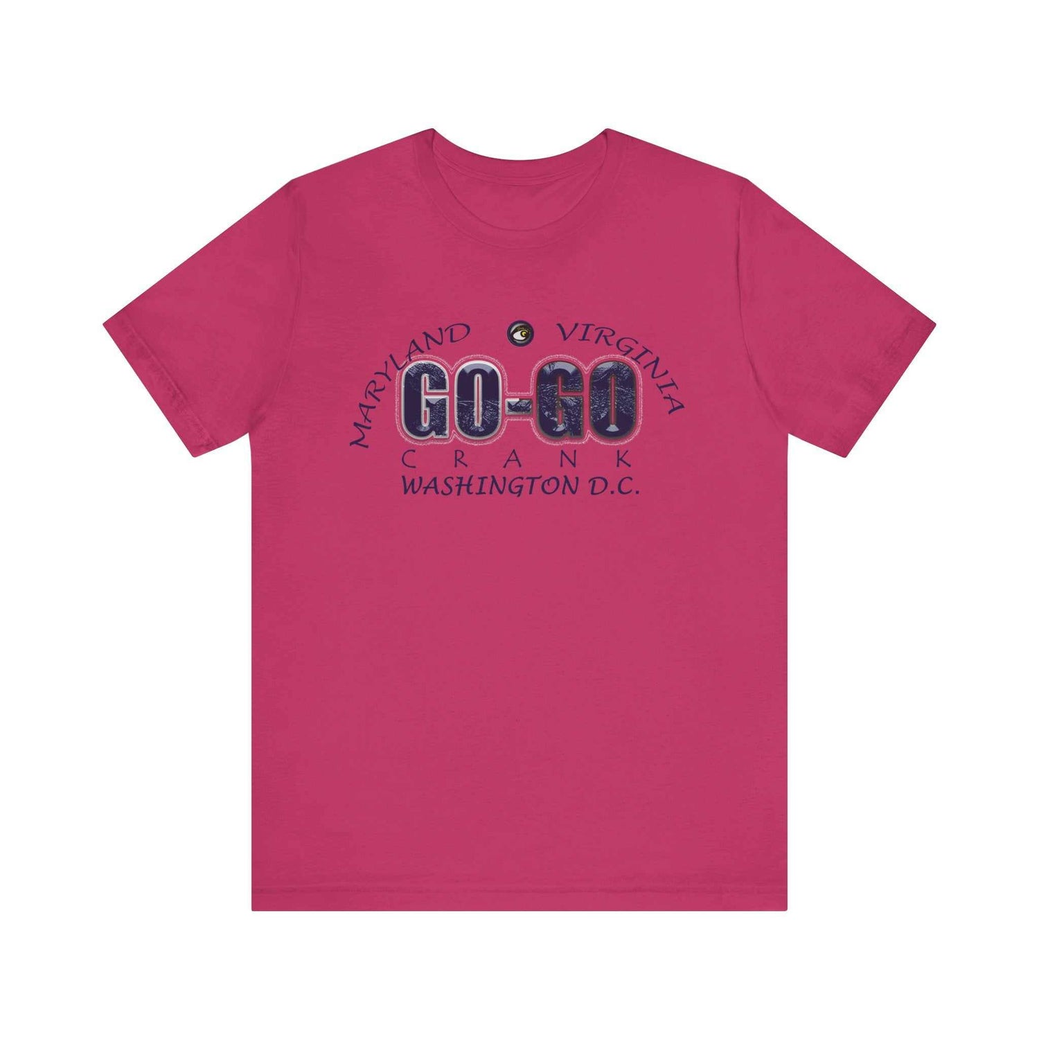 Unisex jersey short sleeve tee from Go-Go Music Collection by SharksEye Treasures with soft cotton and classic fit