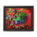Matte Canvas, Framed (Multi-color) Lion Abstract Collection by SharksEye Treasures