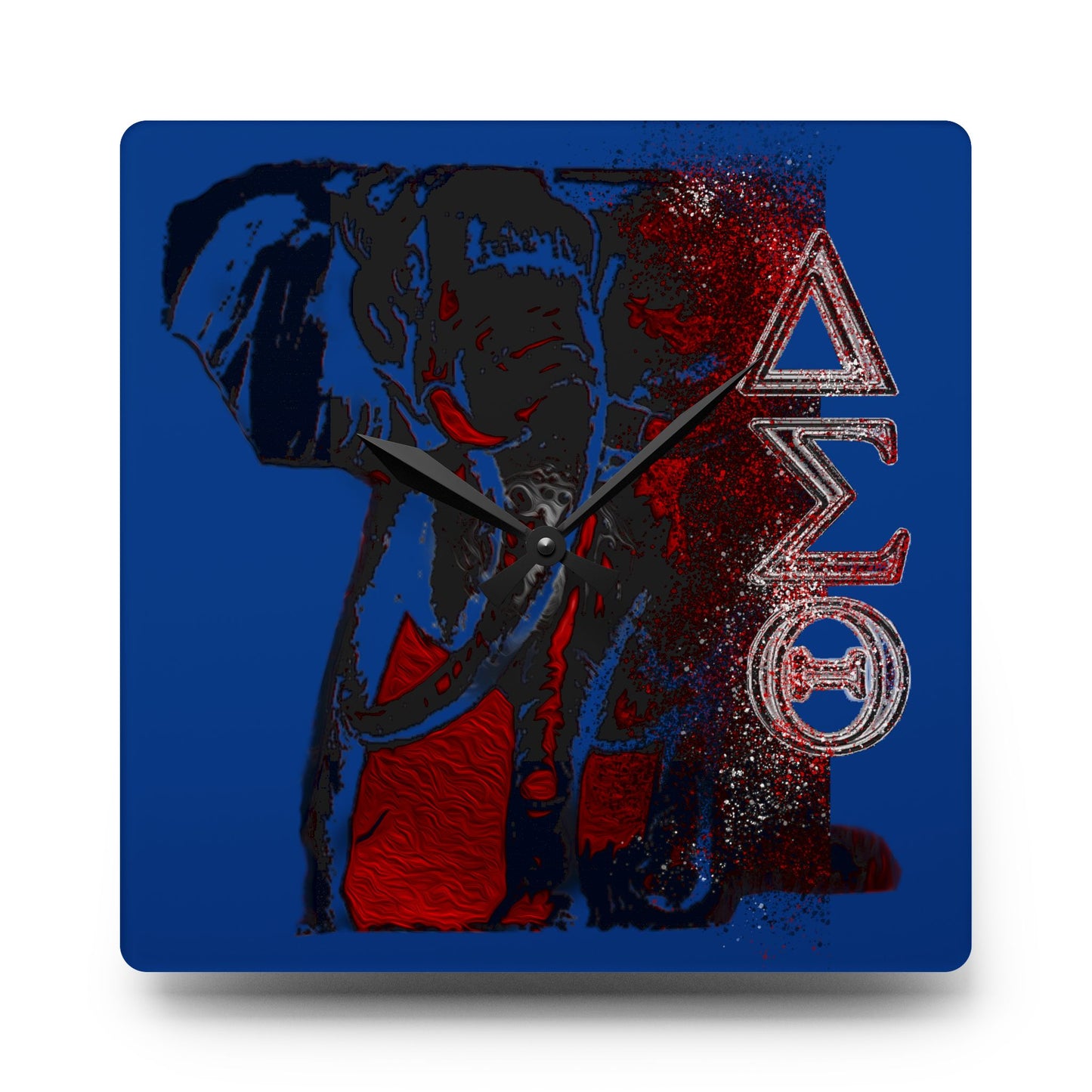 Acrylic Wall Clock Delta Sigma Theta Collection by SharksEye Treasures