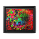 Matte Canvas, Framed (Multi-color) Lion Abstract Collection by SharksEye Treasures