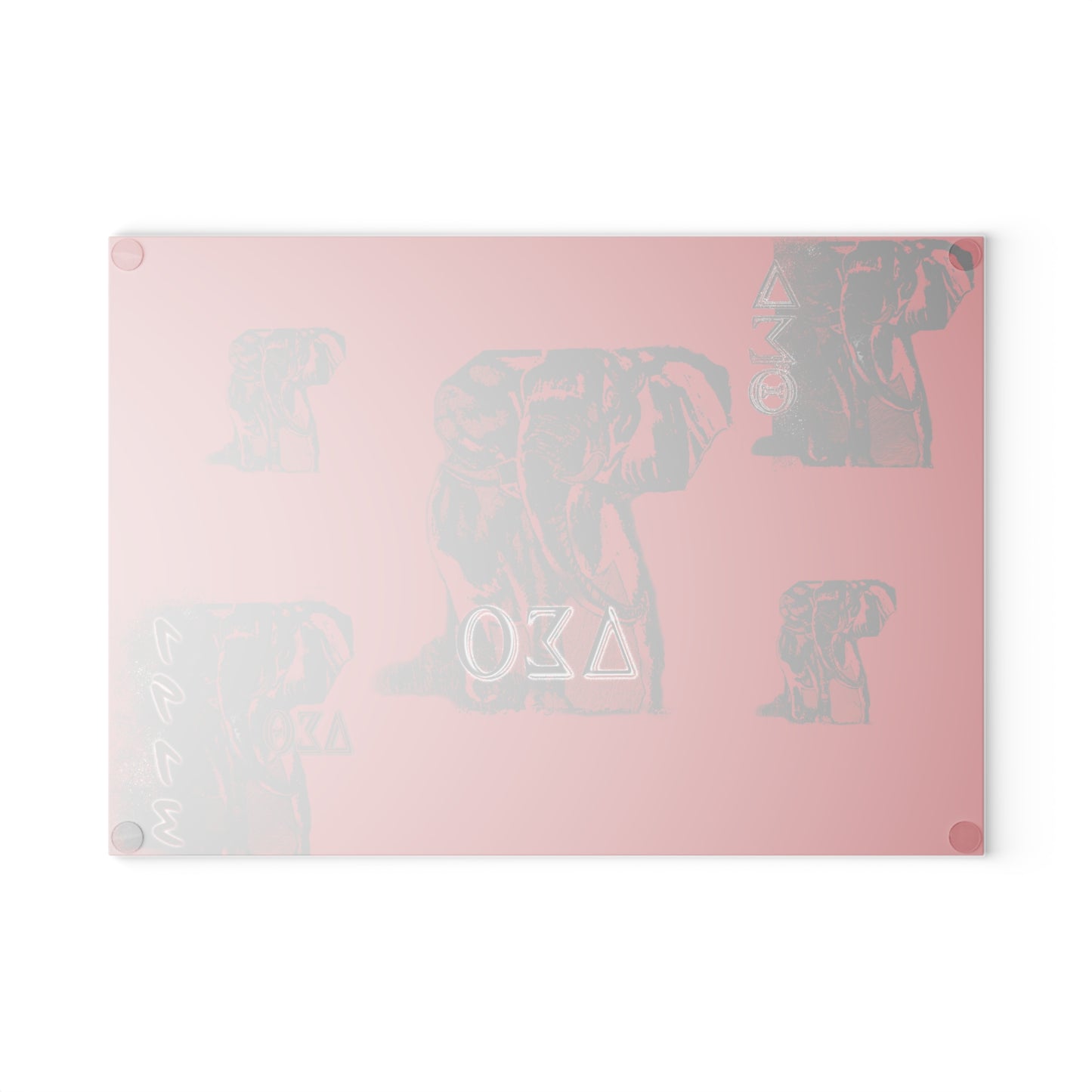 Glass Cutting Board Delta Sigma Theta Sorority by SharksEye Treasures