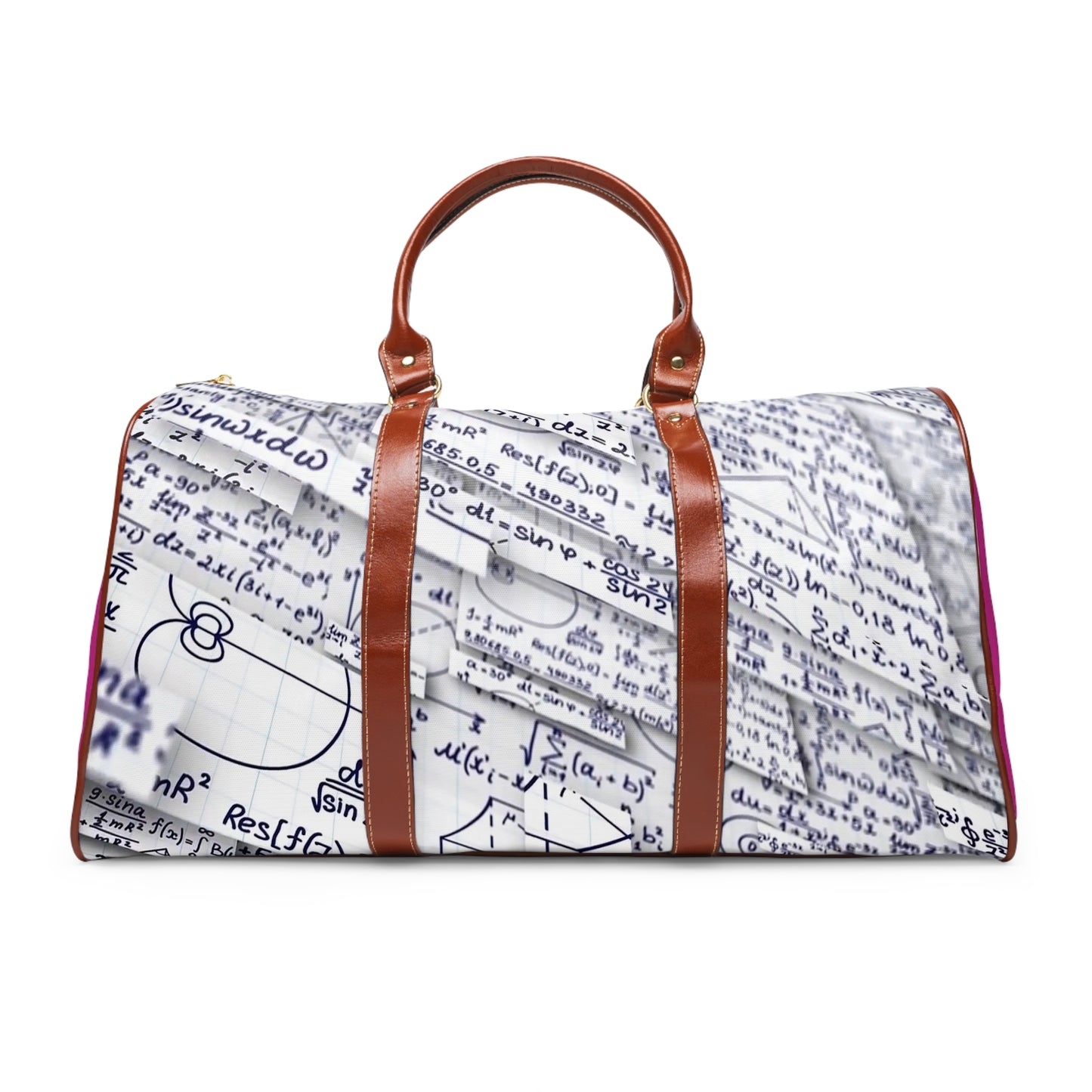 Waterproof Travel Bag - Crazy Math Equation Collection | Unique Gift by SharksEye Treasures