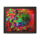 Matte Canvas, Framed (Multi-color) Lion Abstract Collection by SharksEye Treasures