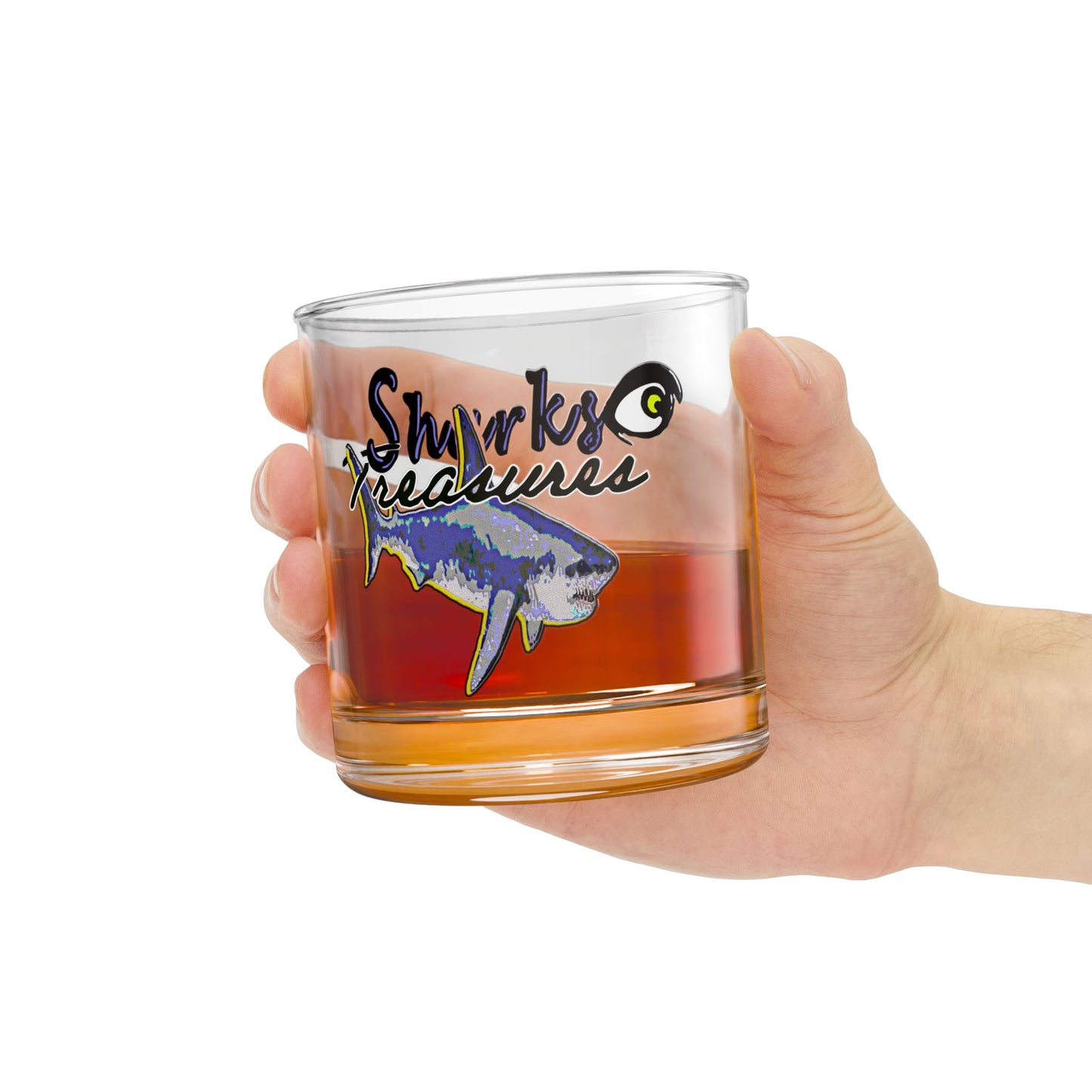 Rocks Glass, 10oz SharksEye Collection | Gifts for him  by SharksEye Treasures