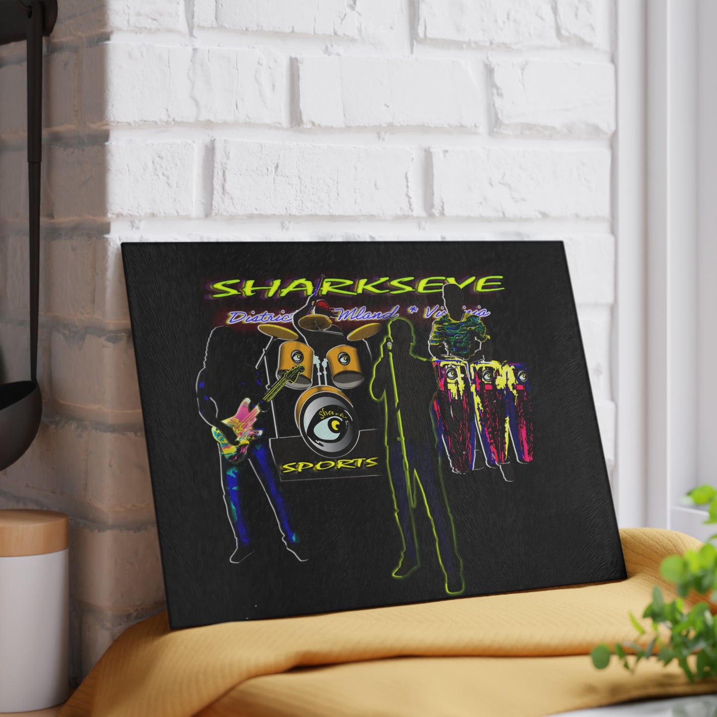 Glass Cutting Board Go-Go Music Collection | Kitchen | Housewarming | Gifts by SharksEye Treasures