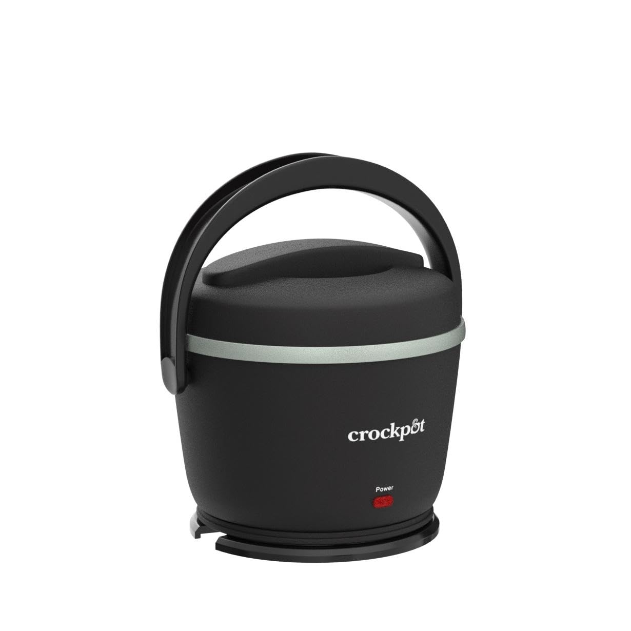 Crock-Pot Electric Lunch Box, 20-Ounce Portable Food Warmer, Black Licorice, Perfect for Travel, On-the-Go & Office Use | Stylish, Spill-Free & Dishwasher-Safe | Ideal Men & Women's Gifts