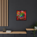 Matte Canvas, Framed (Multi-color) Lion Abstract Collection by SharksEye Treasures