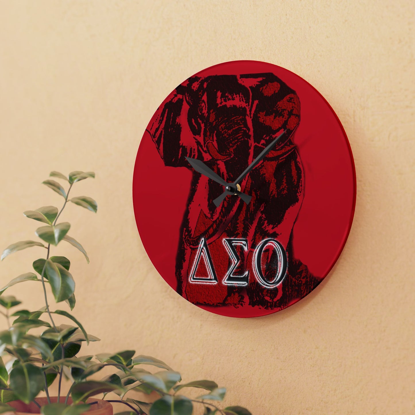 Acrylic Wall Clock Delta Sigma Theta Collection by SharksEye Treasures