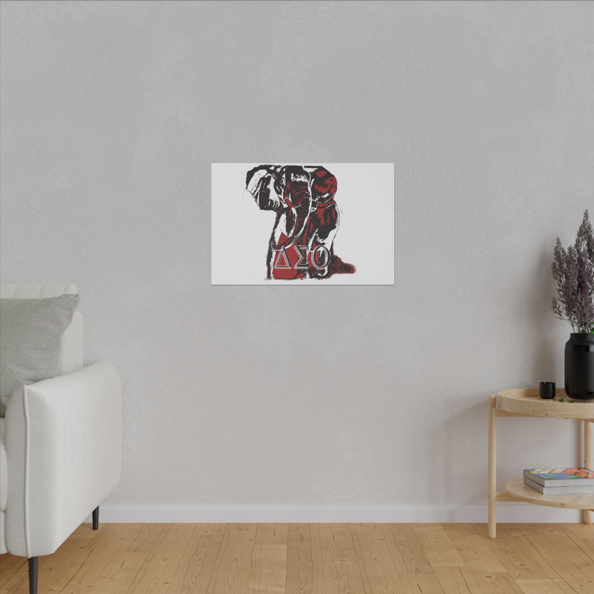 Matte Canvas, Stretched, 0.75" Delta Sigma Theta Collection by SharksEye Treasures