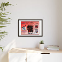 Matte Canvas, Framed (Multi-color) Delta Sigma Theta Collection by SharksEye Treasures