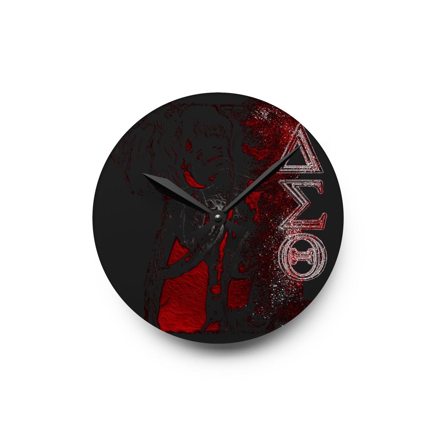 Acrylic Wall Clock Delta Sigma Theta Collection by SharksEye Treasures