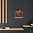 Matte Canvas, Framed (Multi-color) Lion Abstract Collection by SharksEye Treasures