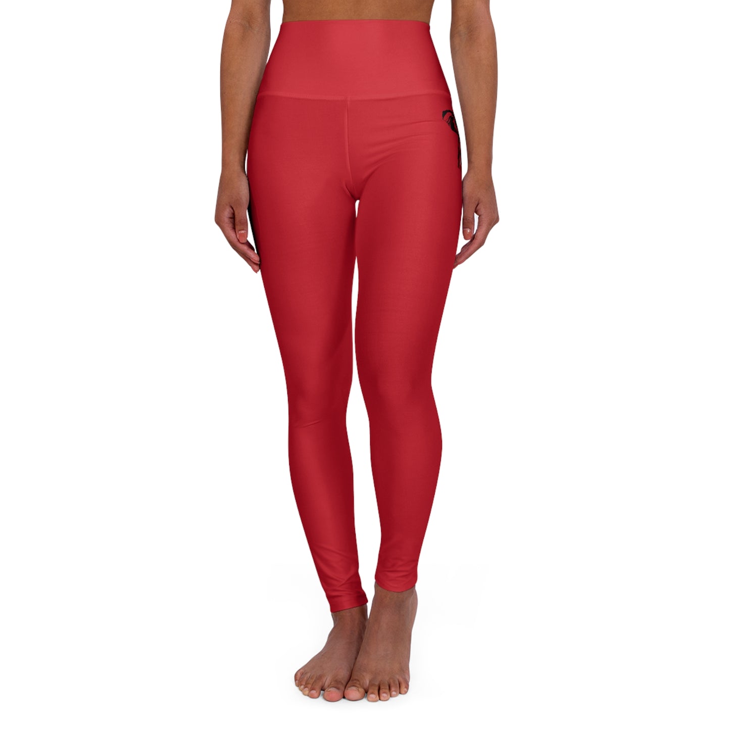 High Waisted Yoga Leggings (AOP) Delta Sigma Theta Collection by SharksEye Treasures