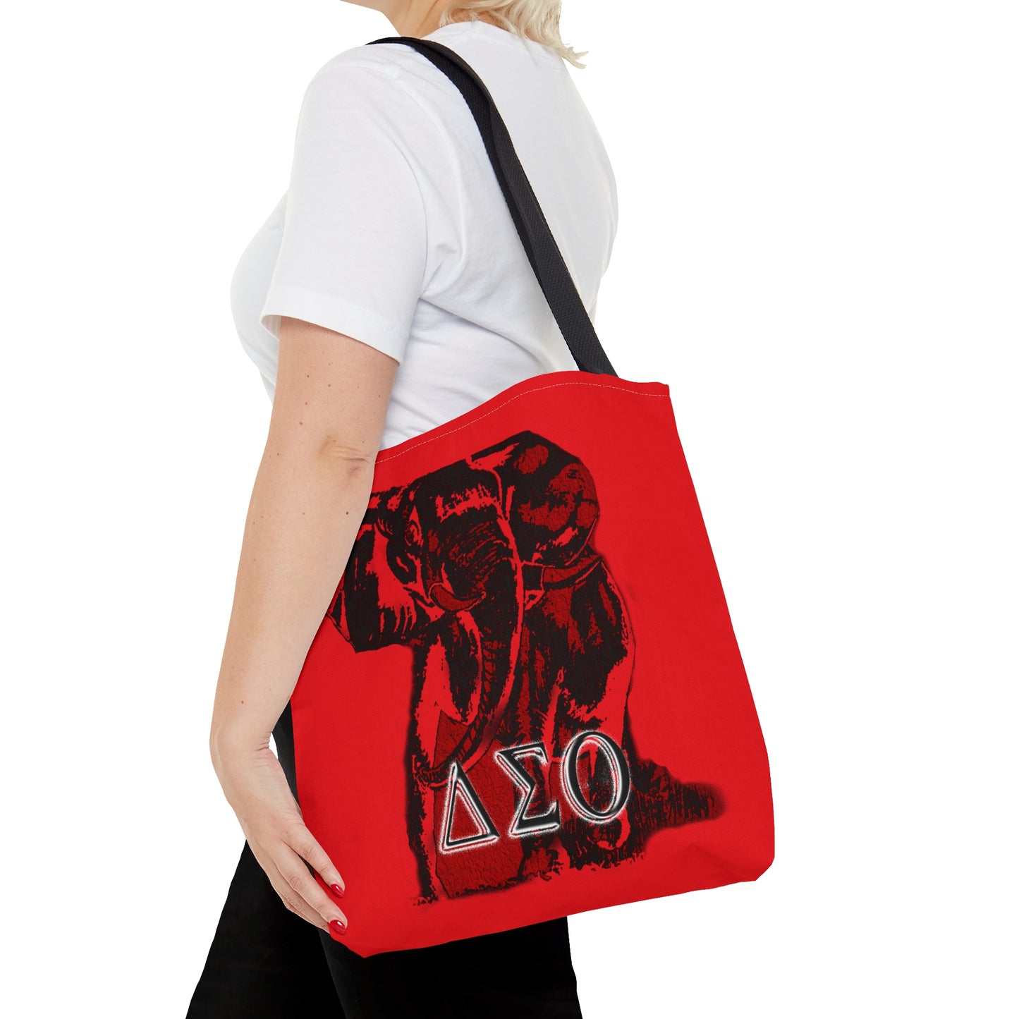 Sorority Tote Bag Delta Sigma Theta Collection by SharksEye Treasures.