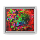 Matte Canvas, Framed (Multi-color) Lion Abstract Collection by SharksEye Treasures