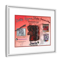 Matte Canvas, Framed (Multi-color) Delta Sigma Theta Collection by SharksEye Treasures