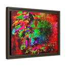 Matte Canvas, Framed (Multi-color) Lion Abstract Collection by SharksEye Treasures