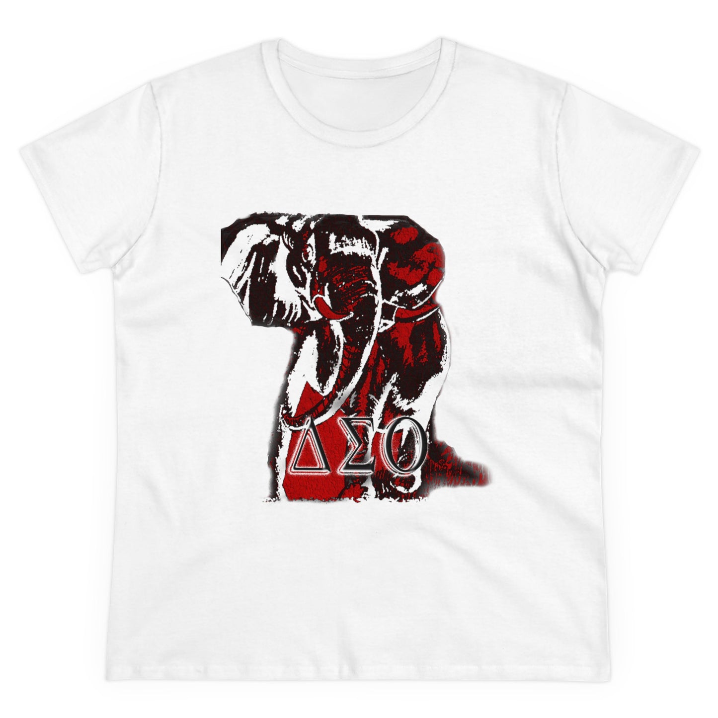 Women's Midweight Cotton Tee Delta Sigma Theta Collection by SharksEye Treasures