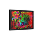 Matte Canvas, Framed (Multi-color) Lion Abstract Collection by SharksEye Treasures