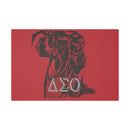 Matte Canvas, Stretched, 0.75" Delta Sigma Theta Collection by SharksEye Treasures