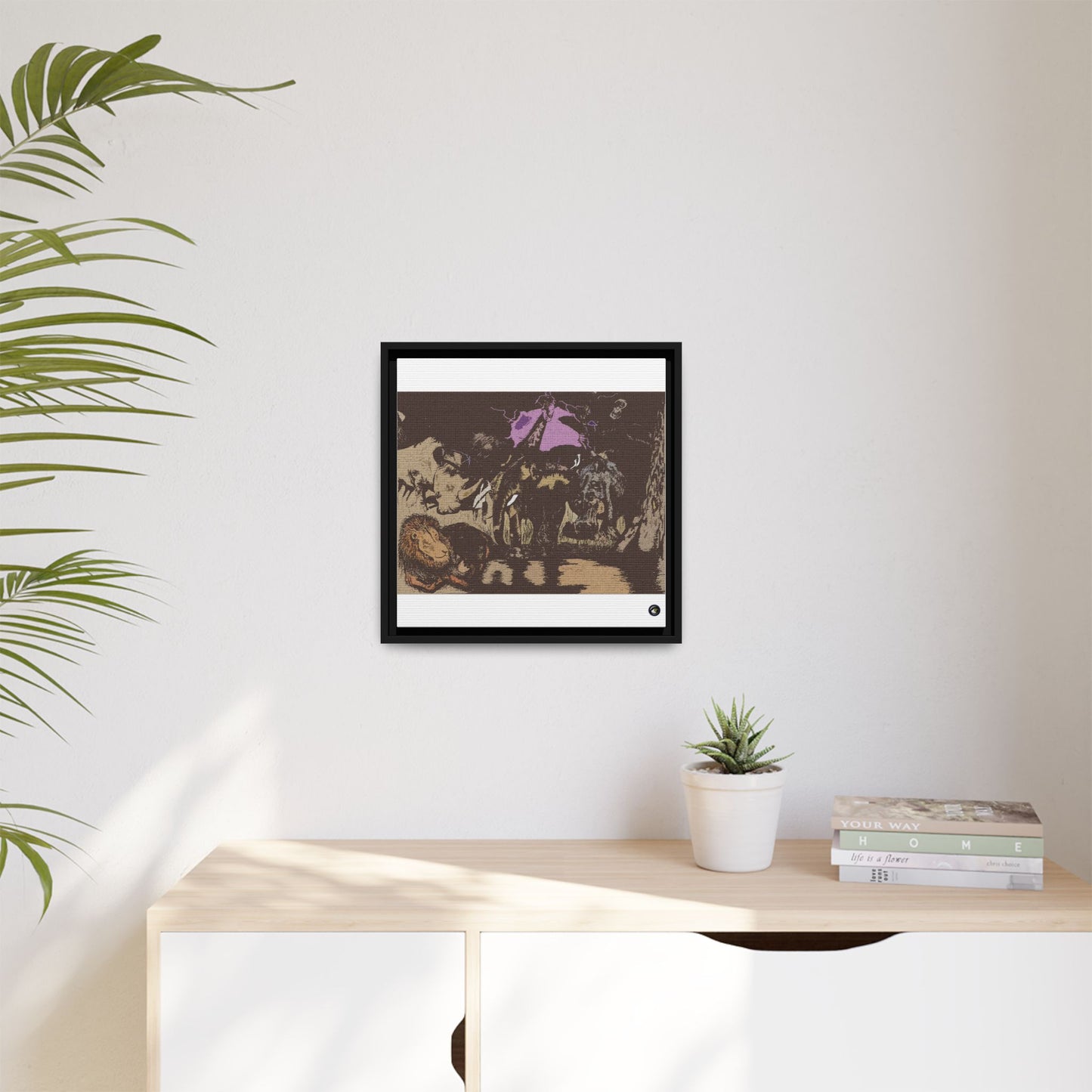 Framed Canvas Animal Kingdom Collection by Sharkseye Treasures