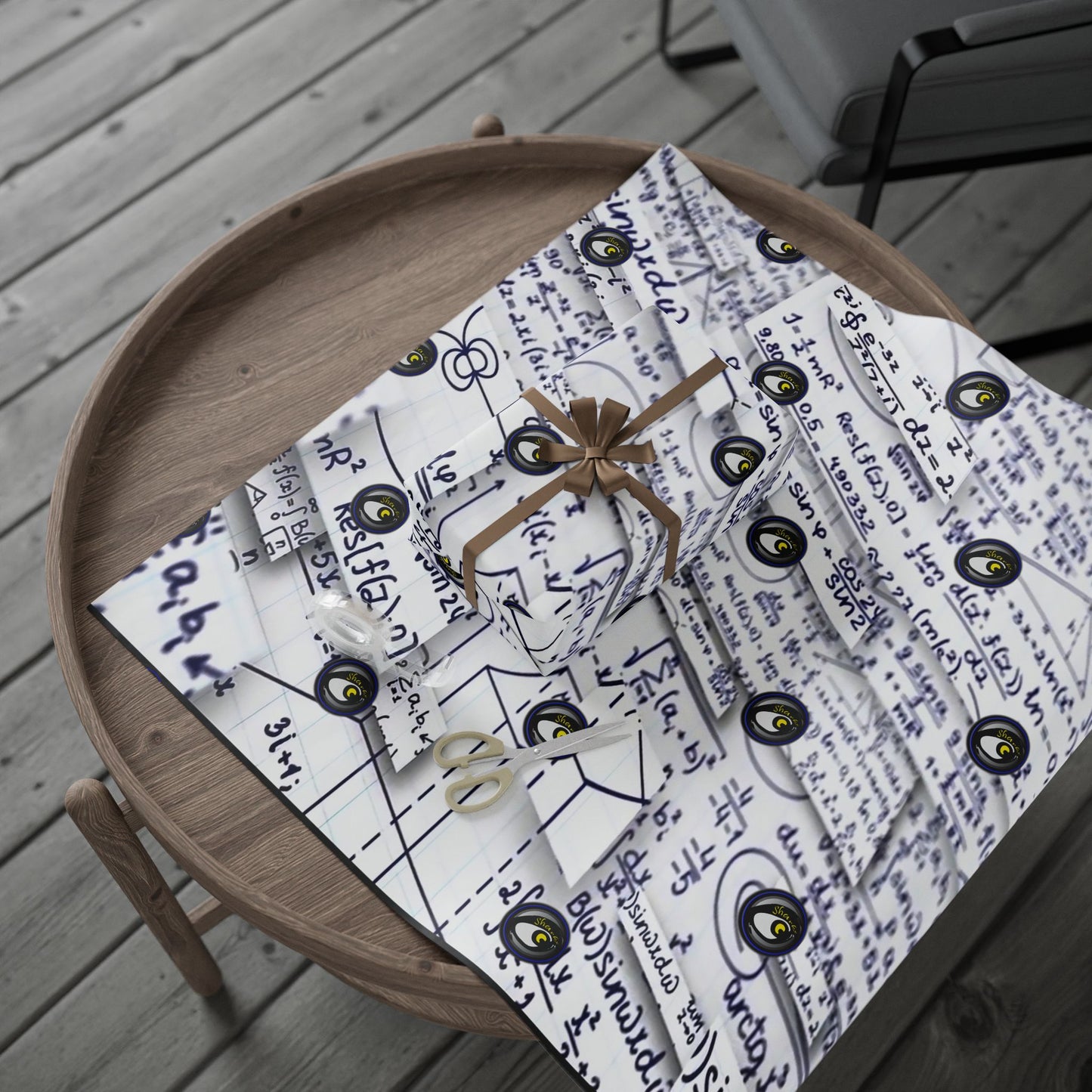 Wrapping Paper - Crazy Math Equation Collection Custom Gift Wrap by SharksEye Treasures