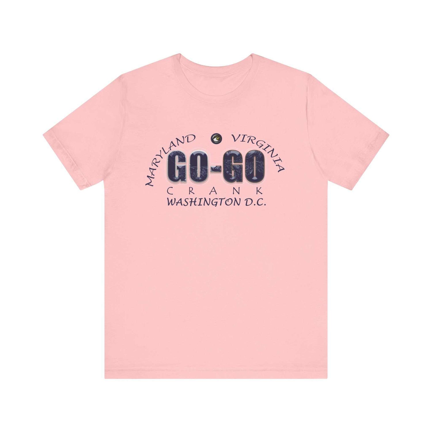 Unisex short sleeve tee from Go-Go Music Collection by SharksEye Treasures in soft cotton with classic fit