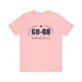 Unisex short sleeve tee from Go-Go Music Collection by SharksEye Treasures in soft cotton with classic fit