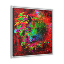 Matte Canvas, Framed (Multi-color) Lion Abstract Collection by SharksEye Treasures