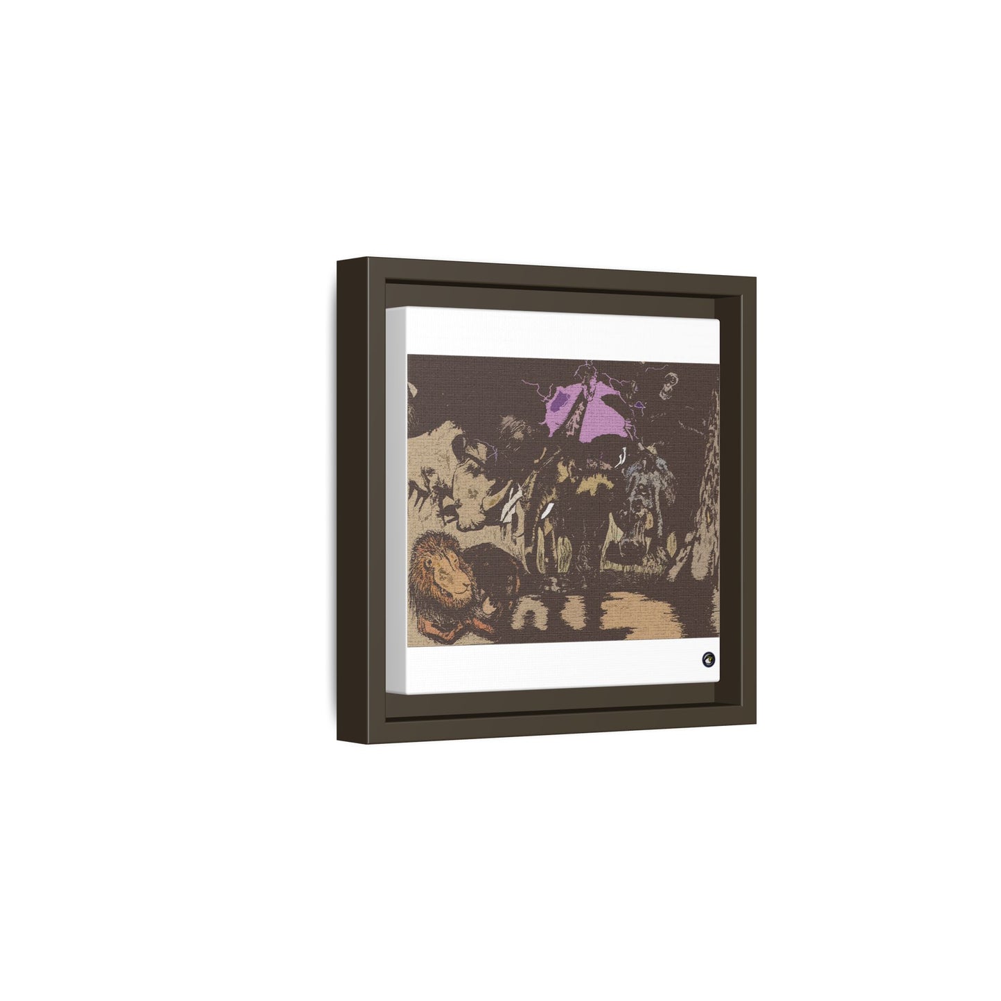 Framed Canvas Animal Kingdom Collection by Sharkseye Treasures