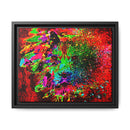 Matte Canvas, Framed (Multi-color) Lion Abstract Collection by SharksEye Treasures