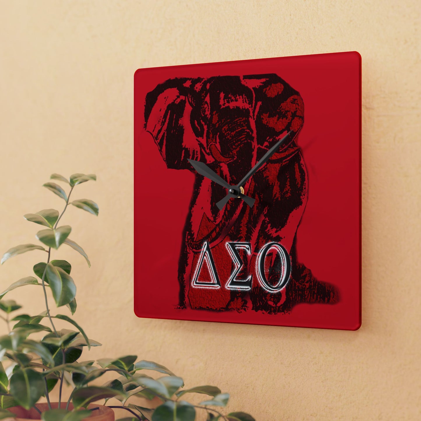 Acrylic Wall Clock Delta Sigma Theta Collection by SharksEye Treasures