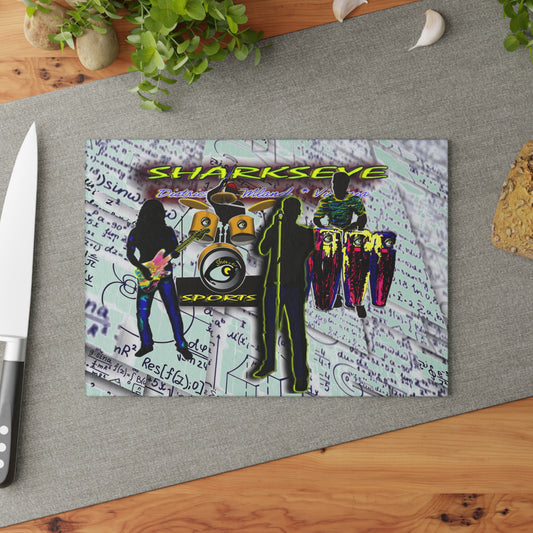 Glass Cutting Board Go-Go Music Collection | Kitchen | Housewarming | Gifts by SharksEye Treasures