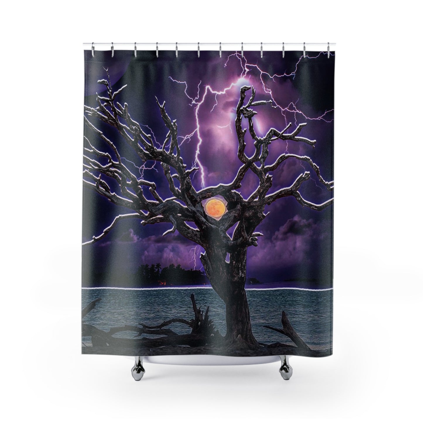 Shower Curtains Tree Sun  Collection by SharksEye Treasures