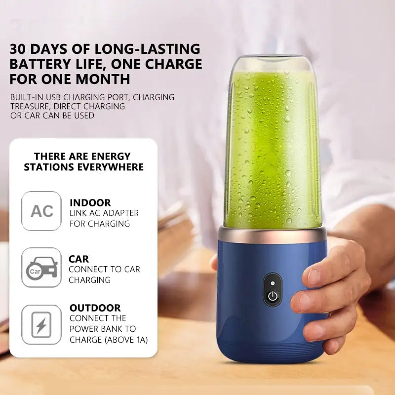 Portable Juicer Blender: Your On-the-Go Juice Bar